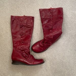 Miz Mooz wine colored boots